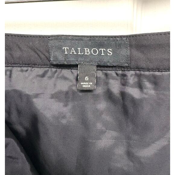 Talbots Black Lace Lined Skirt, Straight, NWOT, Women's Size 6 - Picture 5 of 5